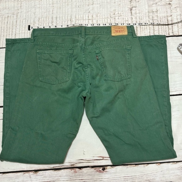 LEVI’S 501 Men’s Button Fly Jeans in Green size 30x34  GUC - Picture 4 of 16